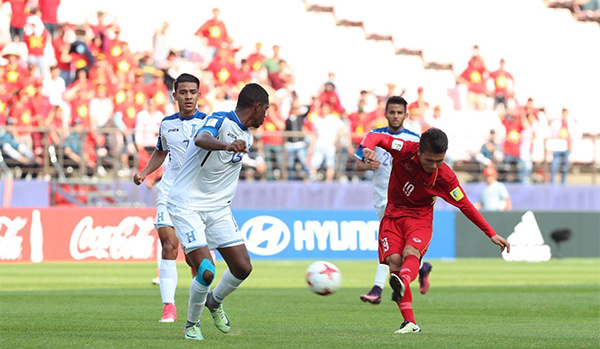 Việt Nam thua Honduras, dừng bước tại World Cup U20