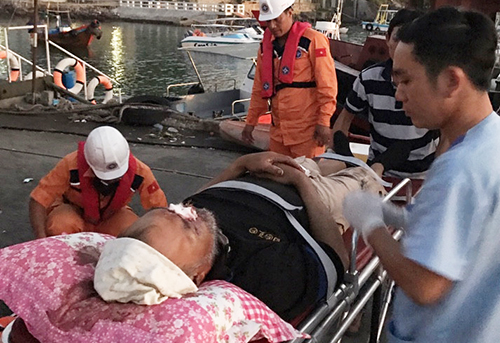 Điều tàu cứu người nước ngoài bị nạn trên biển Khánh Hòa