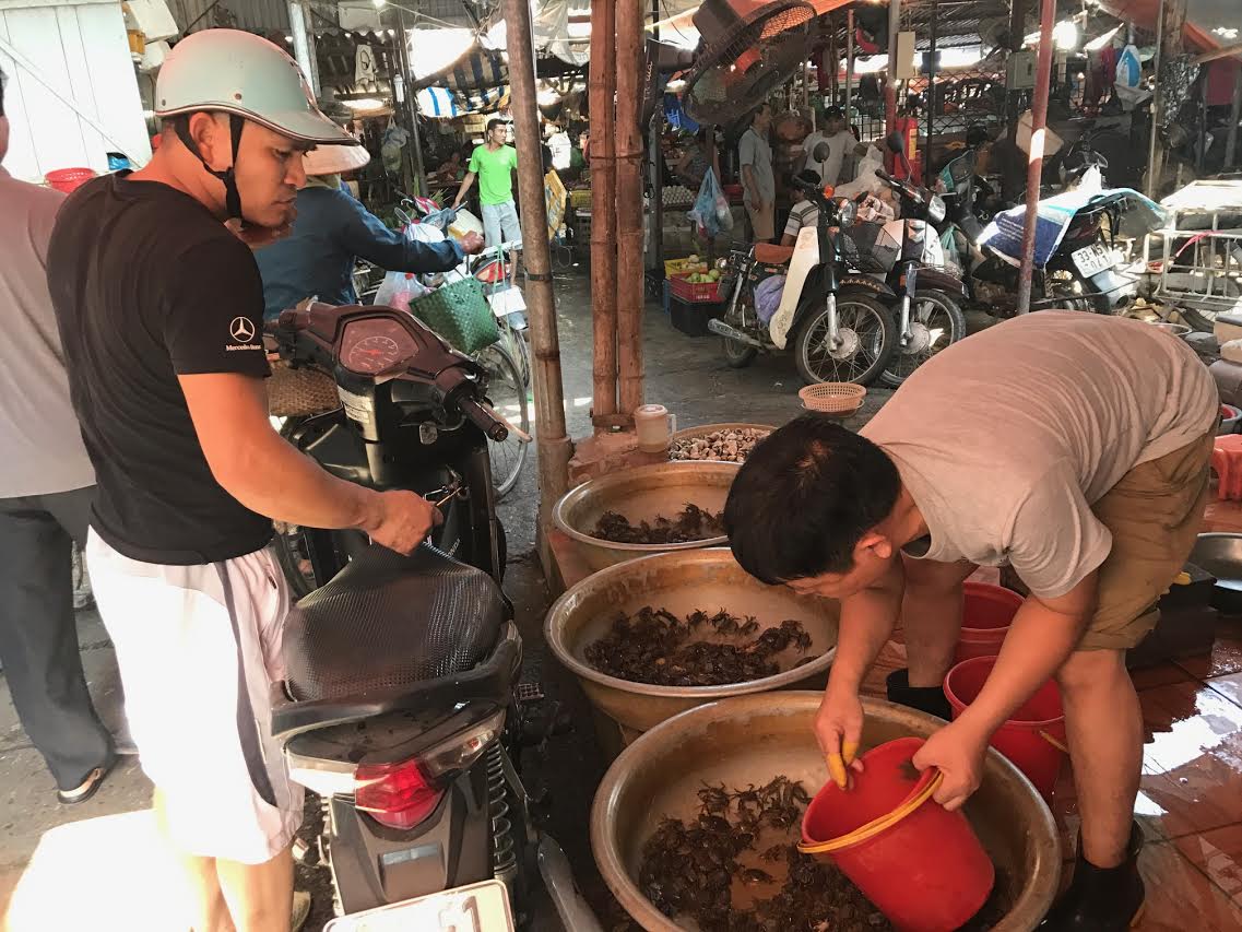 Cua đồng khan hiếm tăng giá, ăn cả cua ngất cua liệt