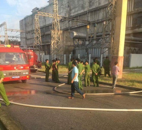 Hải Dương: Cháy lớn tại công ty CP Nhiệt điện Phả Lại