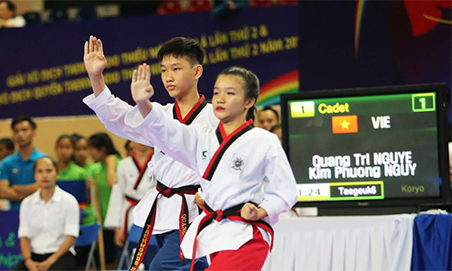 Việt Nam giành bốn HC vàng giải taekwondo Thiếu niên Châu Á