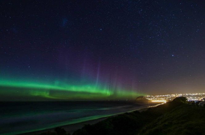 "Vũ điệu cực quang" lộng lẫy đêm New Zealand