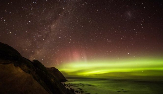 "Vũ điệu cực quang" lộng lẫy đêm New Zealand