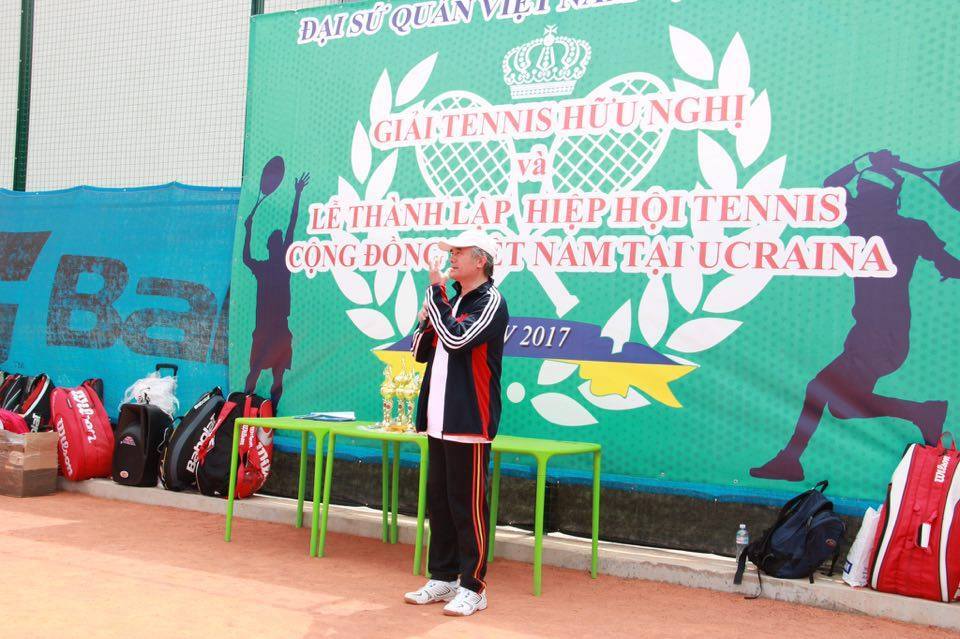 Phóng sự ảnh về 'Giải tennis hữu nghị và thành lập Hiệp hội Tennis cộng đồng Việt Nam tại Ucraina'