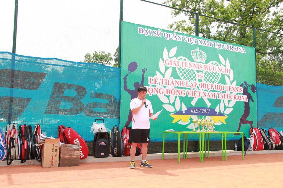 Phóng sự ảnh về 'Giải tennis hữu nghị và thành lập Hiệp hội Tennis cộng đồng Việt Nam tại Ucraina'