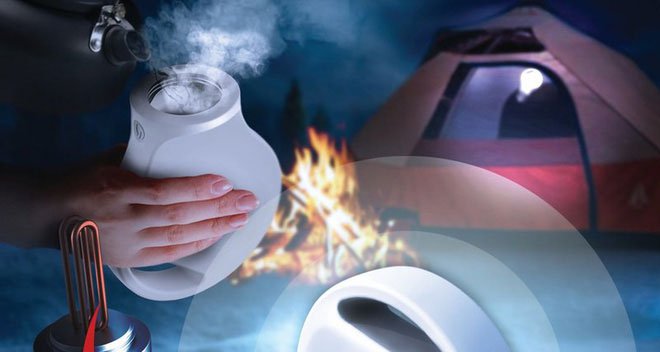 Sạc điện thoại có thể hoạt động mãi mãi chỉ với nước sôi và đá lạnh