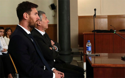 Messi được đổi án 21 tháng tù thành tiền phạt