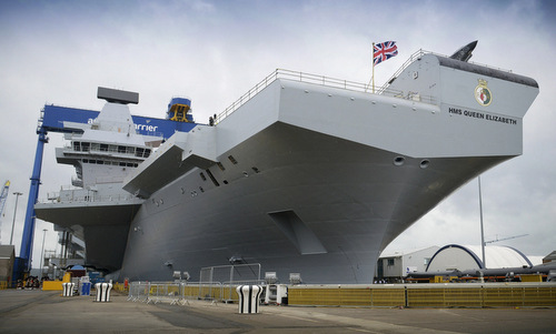 Tàu sân bay lớn nhất lịch sử hải quân Anh ra khơi thử nghiệm