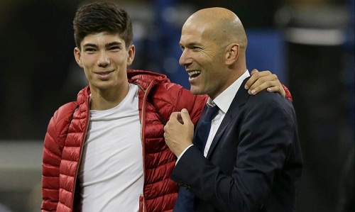 Con trai Zidane đặt mục tiêu lên đội một Real