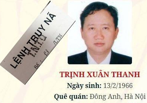 Hơn 300 ngày truy tìm bị can Trịnh Xuân Thanh