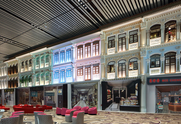 Ga hàng không làm thủ tục tự động ở Singapore