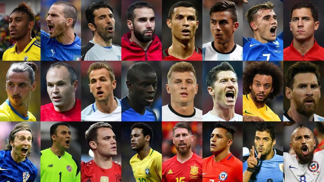 Công bố đề cử giải Cầu thủ xuất sắc nhất FIFA 2017