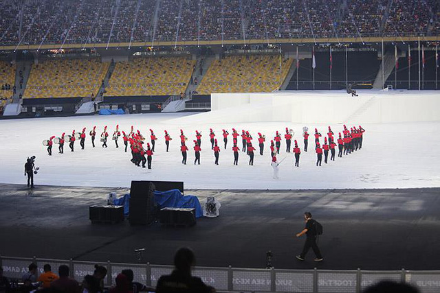 Lễ khai mạc SEA Games 29: Bữa tiệc âm thanh, ánh sáng