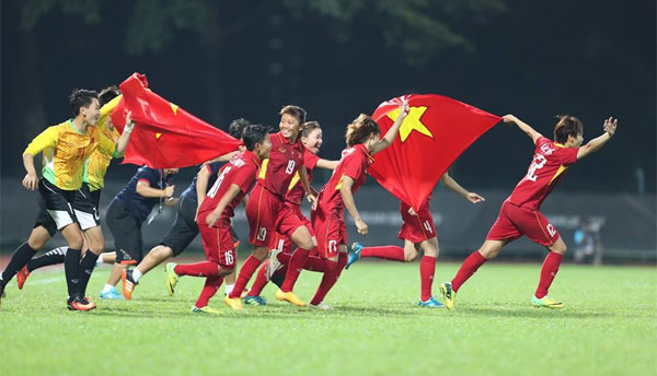 Qua mặt Thái Lan, nữ Việt Nam giành HC vàng SEA Games