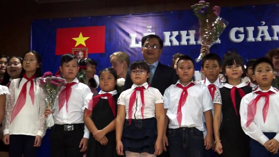 Lễ khai giảng lớp học tiếng Việt tại thủ đô Kiev, Ucraina