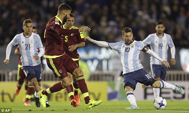 Messi vô duyên, Argentina hòa thất vọng Venezuela