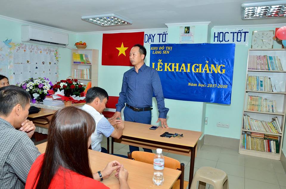 Khu đô thị Làng Sen khai giảng lớp học Tiếng Việt