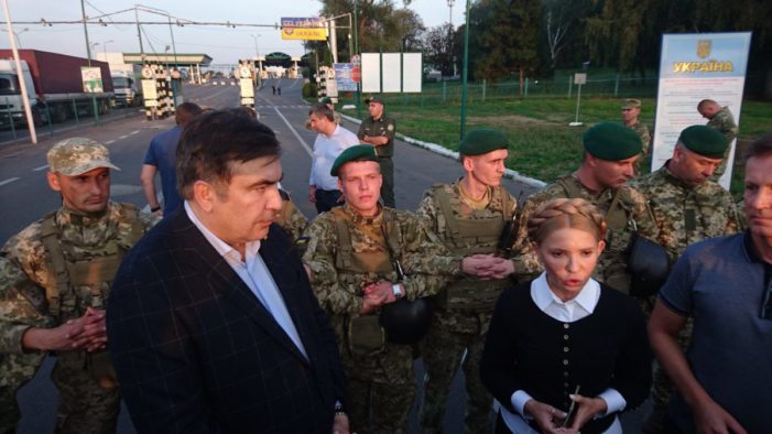 Saakasvili vượt qua được biên giới, vào Ukraine