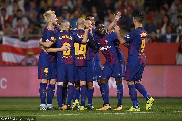 Luis Suarez tỏa sáng, Barcelona toàn thắng cả 6 trận ở La Liga