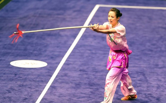 'Ngọc nữ' Wushu Dương Thúy Vi giành HCV thế giới