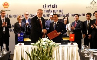 Bộ Tài chính Việt Nam và bộ Ngân khố Úc ký biên bản hợp tác