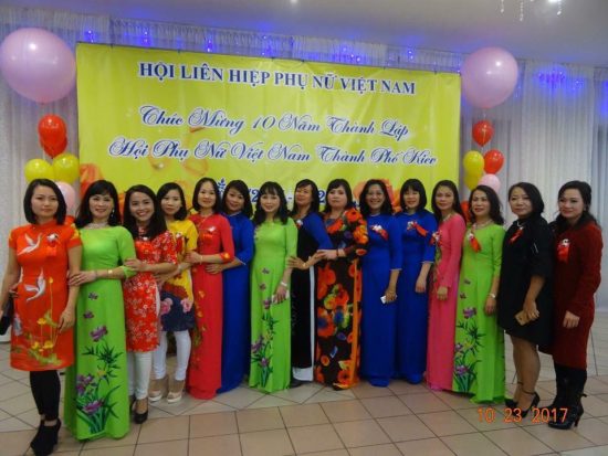 Phóng sự ảnh về Lễ kỷ niệm 10 năm ngày thành lập Hội Phụ nữ Việt Nam TP Kiev 2007-2017