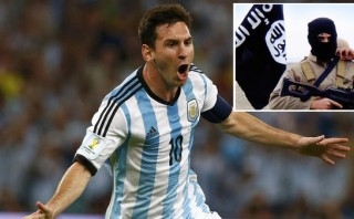 IS chế hình ảnh Messi khóc ra máu, dọa tấn công World Cup 2018