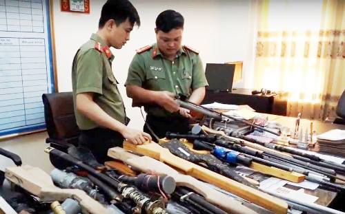 Thái Bình triệu tập 28 nghi can mua bán vũ khí