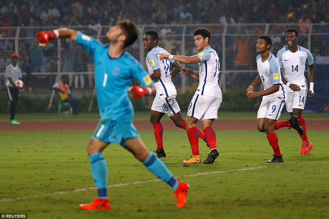 Thắng đậm Tây Ban Nha, U17 Anh vô địch World Cup U17