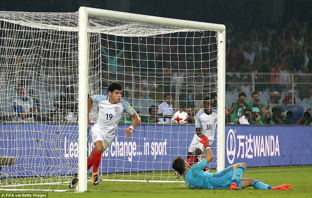 Thắng đậm Tây Ban Nha, U17 Anh vô địch World Cup U17