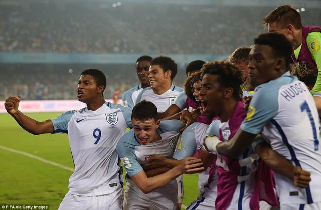 Thắng đậm Tây Ban Nha, U17 Anh vô địch World Cup U17