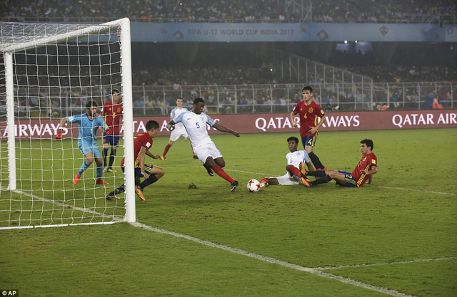 Thắng đậm Tây Ban Nha, U17 Anh vô địch World Cup U17