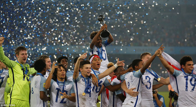 Thắng đậm Tây Ban Nha, U17 Anh vô địch World Cup U17