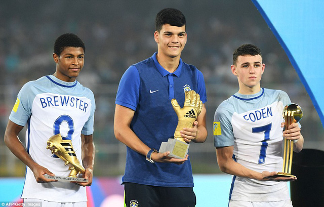 Thắng đậm Tây Ban Nha, U17 Anh vô địch World Cup U17