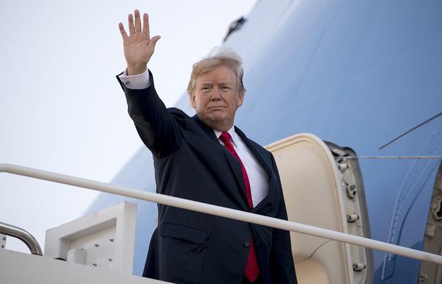 Ông Trump đã đến Nhật, phát biểu cứng về Triều Tiên