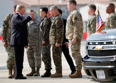 Hàn Quốc thắt chặt an ninh đón Tổng thống Donald Trump