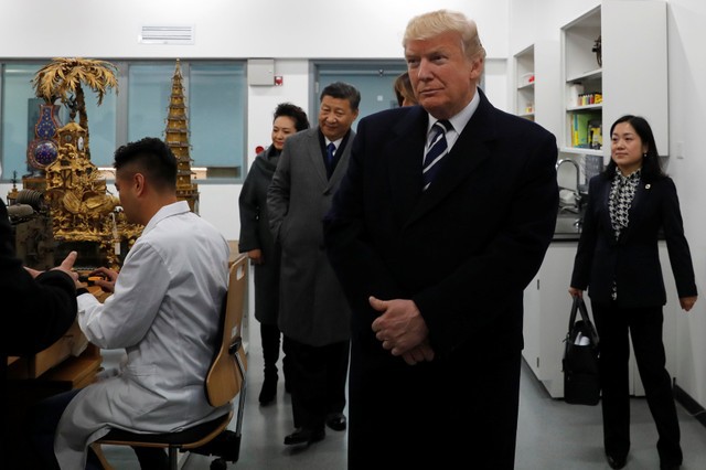 Trung Quốc tiếp đón Tổng thống Trump với nghi thức chưa từng có