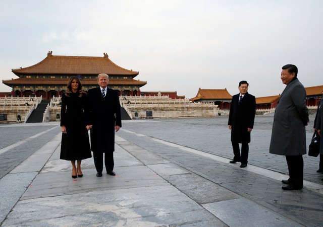 Trung Quốc tiếp đón Tổng thống Trump với nghi thức chưa từng có