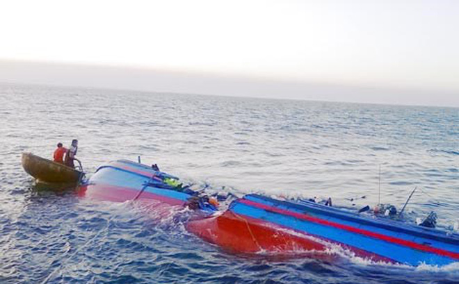 Đắm tàu ở đảo Cô Tô, 4 thuyền viên gặp nạn