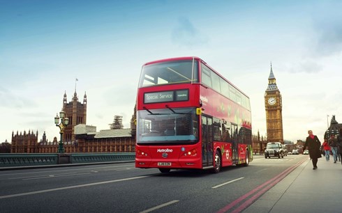 Xe bus đỏ biểu tượng của London sử dụng nhiên liệu từ bã cà phê