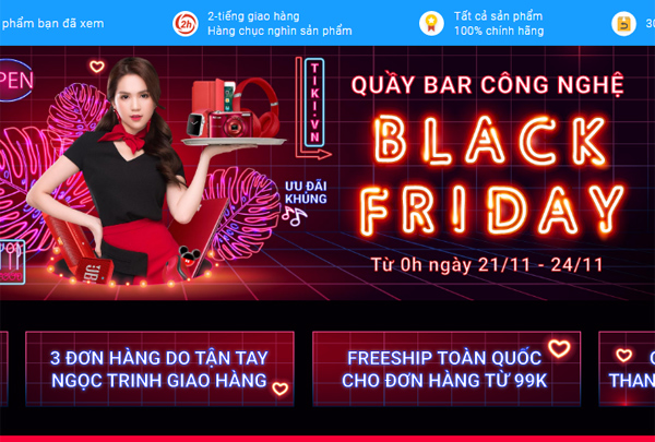 Black Friday rầm rập khuyến mại