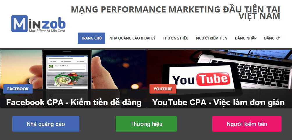 Ra mắt mạng marketing Minzob