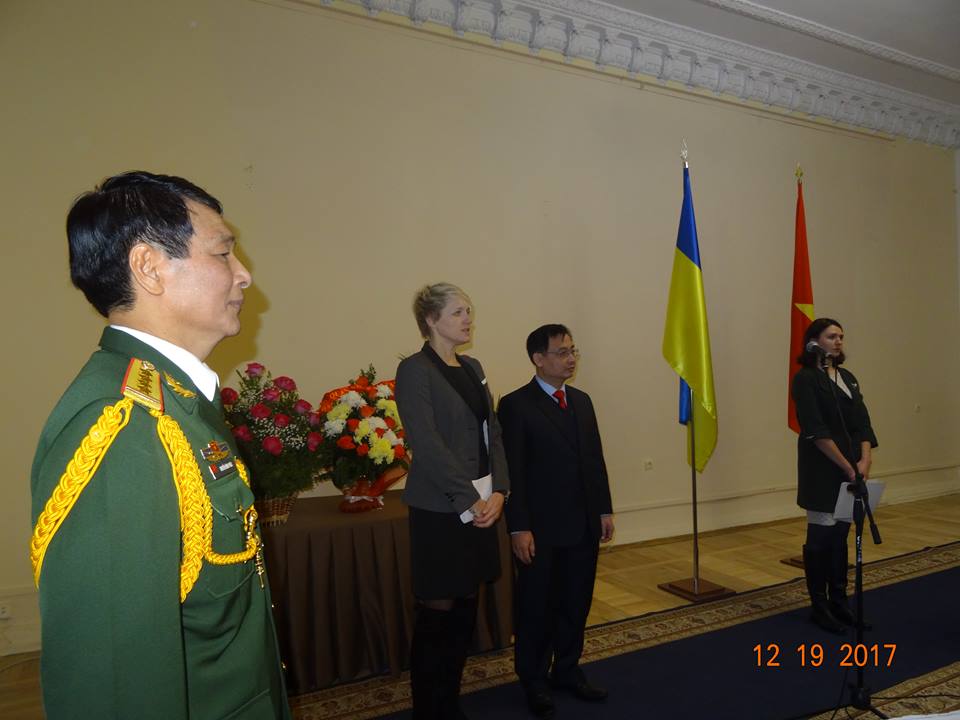 Lễ Kỷ niệm Ngày thành lập Quân đội Nhân dân Việt Nam tại Kiev