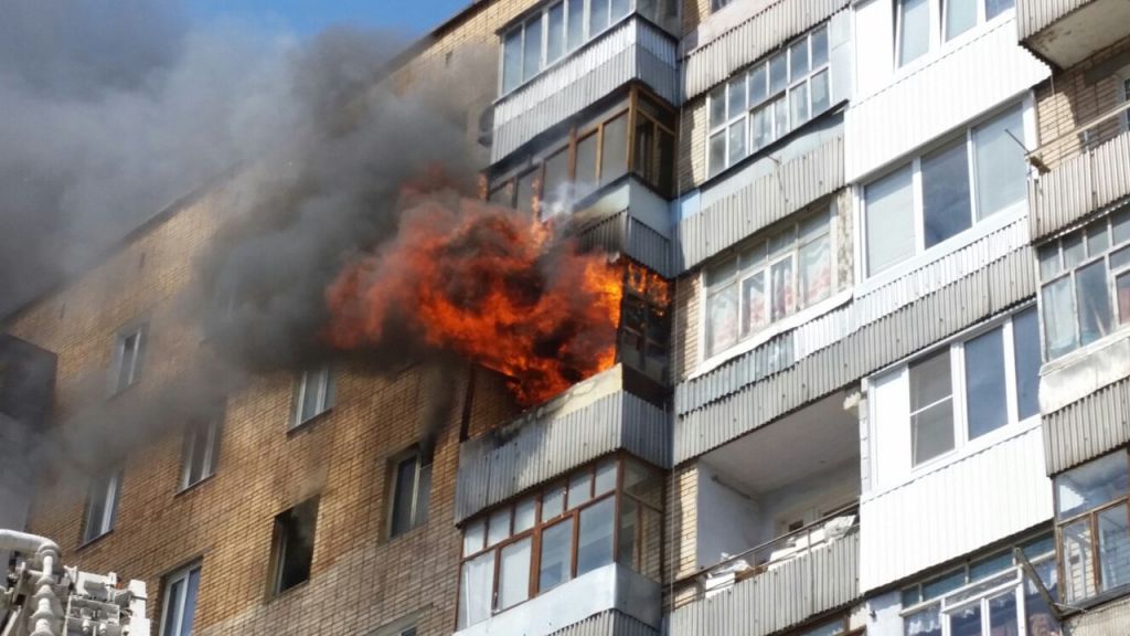 Kiev: xảy một vụ hỏa hoạn trong nhà, 40 người đã được di tản kịp thời