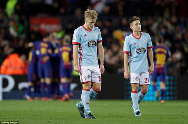 Barcelona 5-0 Celta Vigo: Cú đúp của Messi