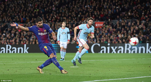 Barcelona 5-0 Celta Vigo: Cú đúp của Messi