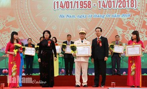 Hà Nam kỷ niệm 60 năm ngày Bác Hồ về động viên chống hạn