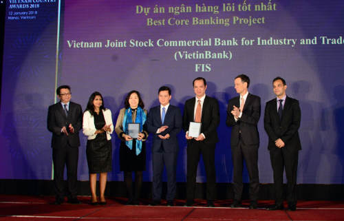 VietinBank nhận giải 'ngân hàng có hệ thống Core Banking tốt nhất'