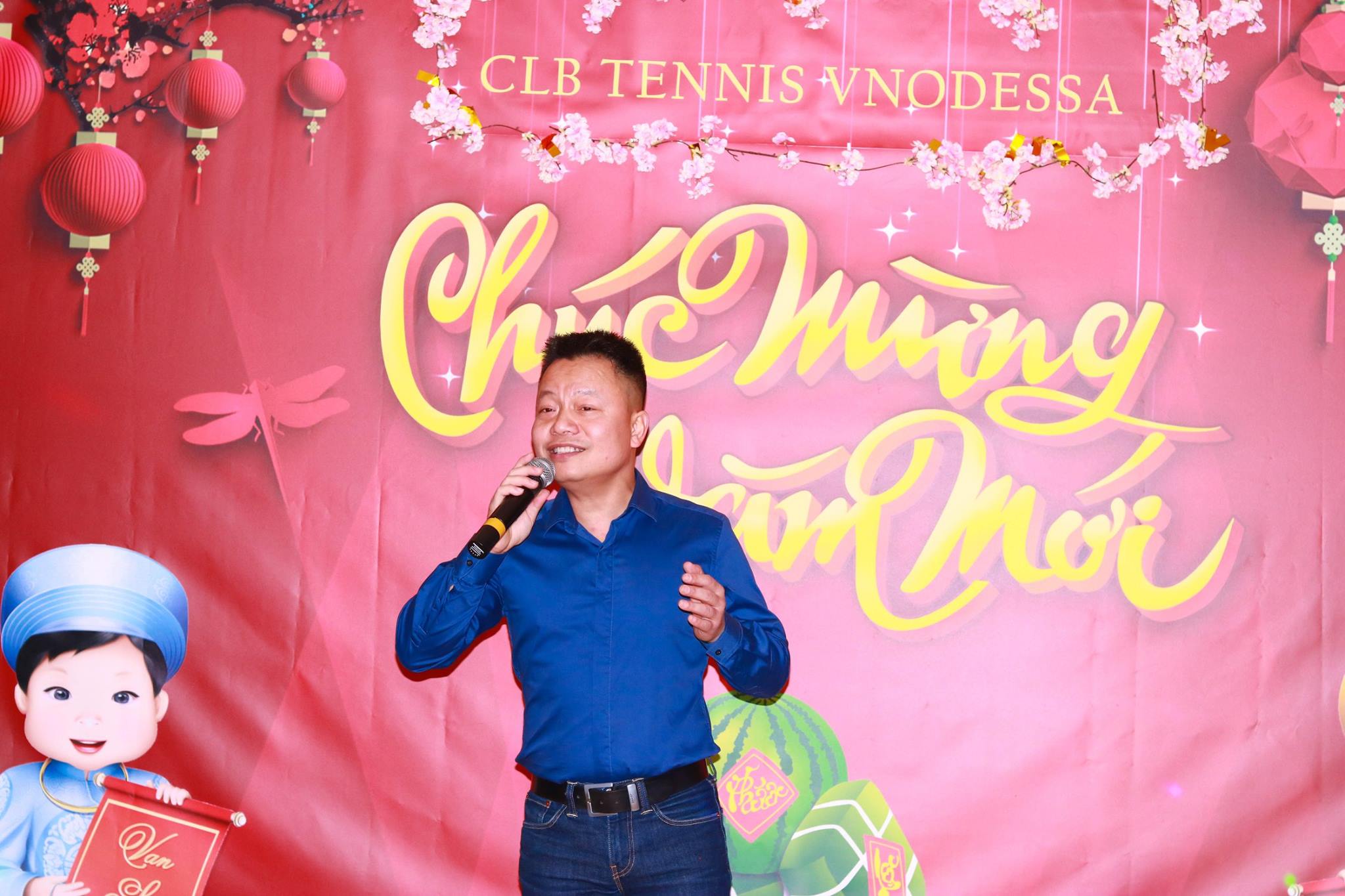 CLB Tennis VNOdessa tổ chức liên hoan, chúc mừng năm mới