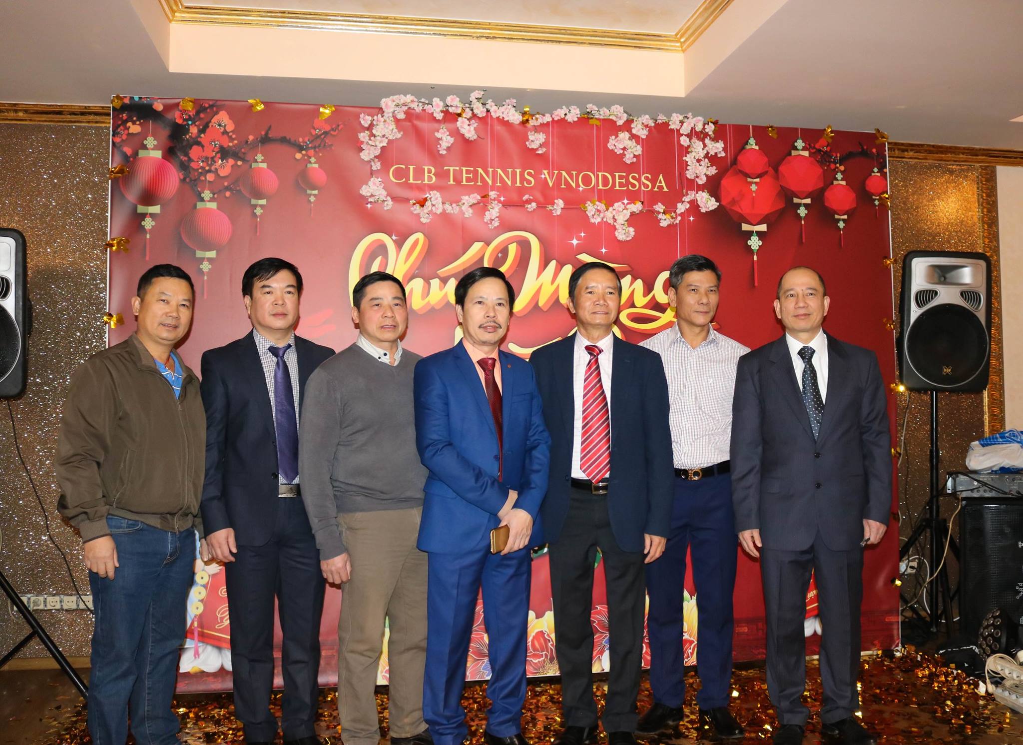CLB Tennis VNOdessa tổ chức liên hoan, chúc mừng năm mới